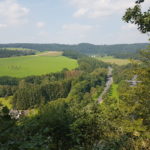 Blick vom Steckensteinkopf auf dem Siegsteig Etappe 11 von Wissen nach Scheuerfeld